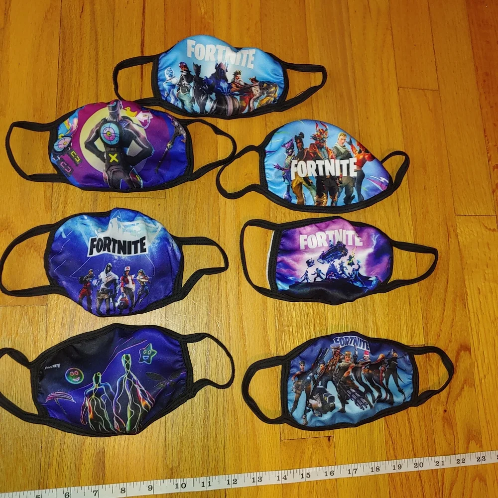 $4 Set of 2 Random Fortnite Children's Cloth Face Masks